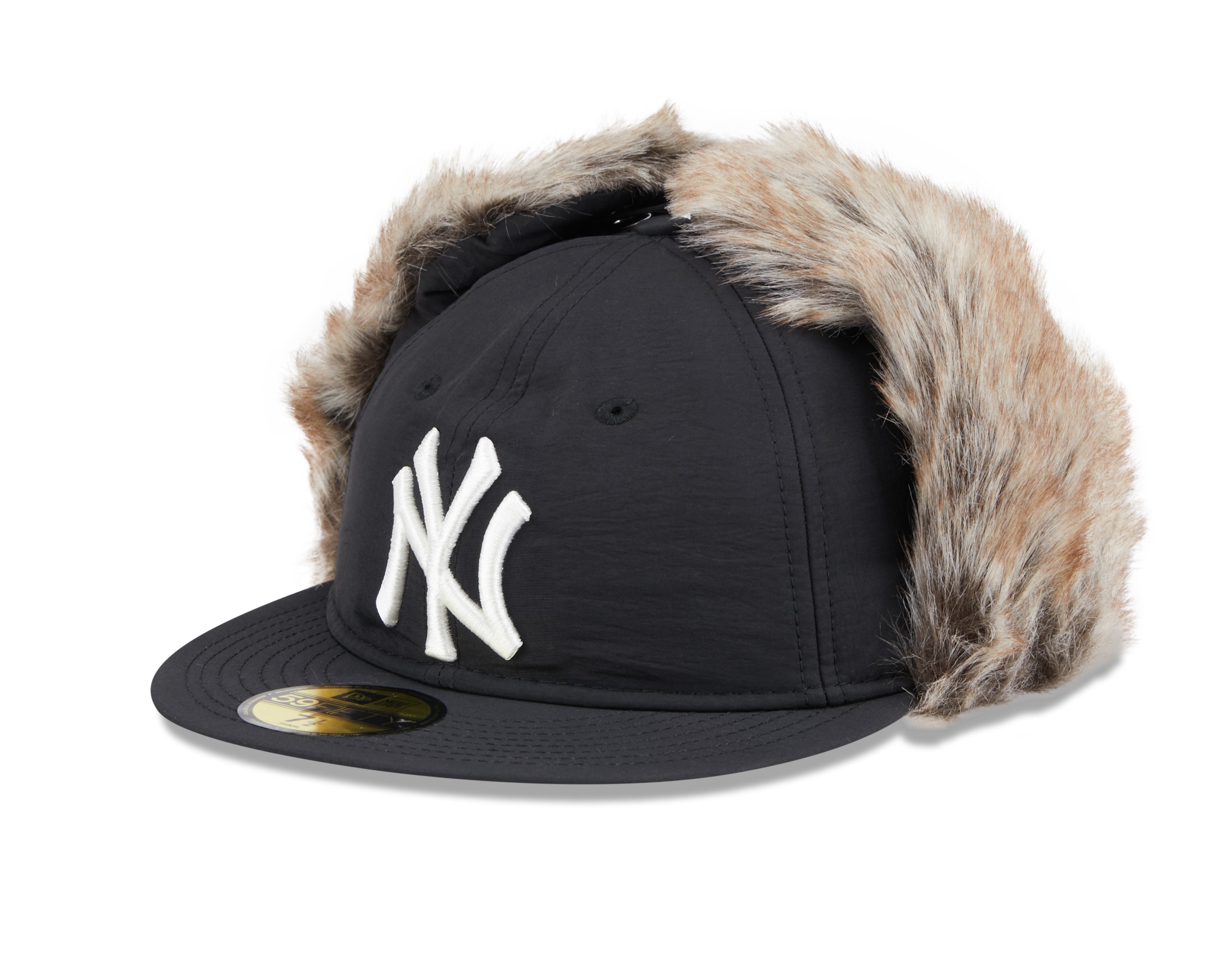 New Era - 59FIFTY Fitted Cap - WINTER DOGEAR - New York Yankees - Black - Headz Up 