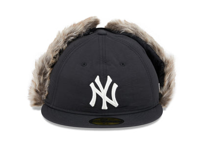 New Era - 59FIFTY Fitted Cap - WINTER DOGEAR - New York Yankees - Black