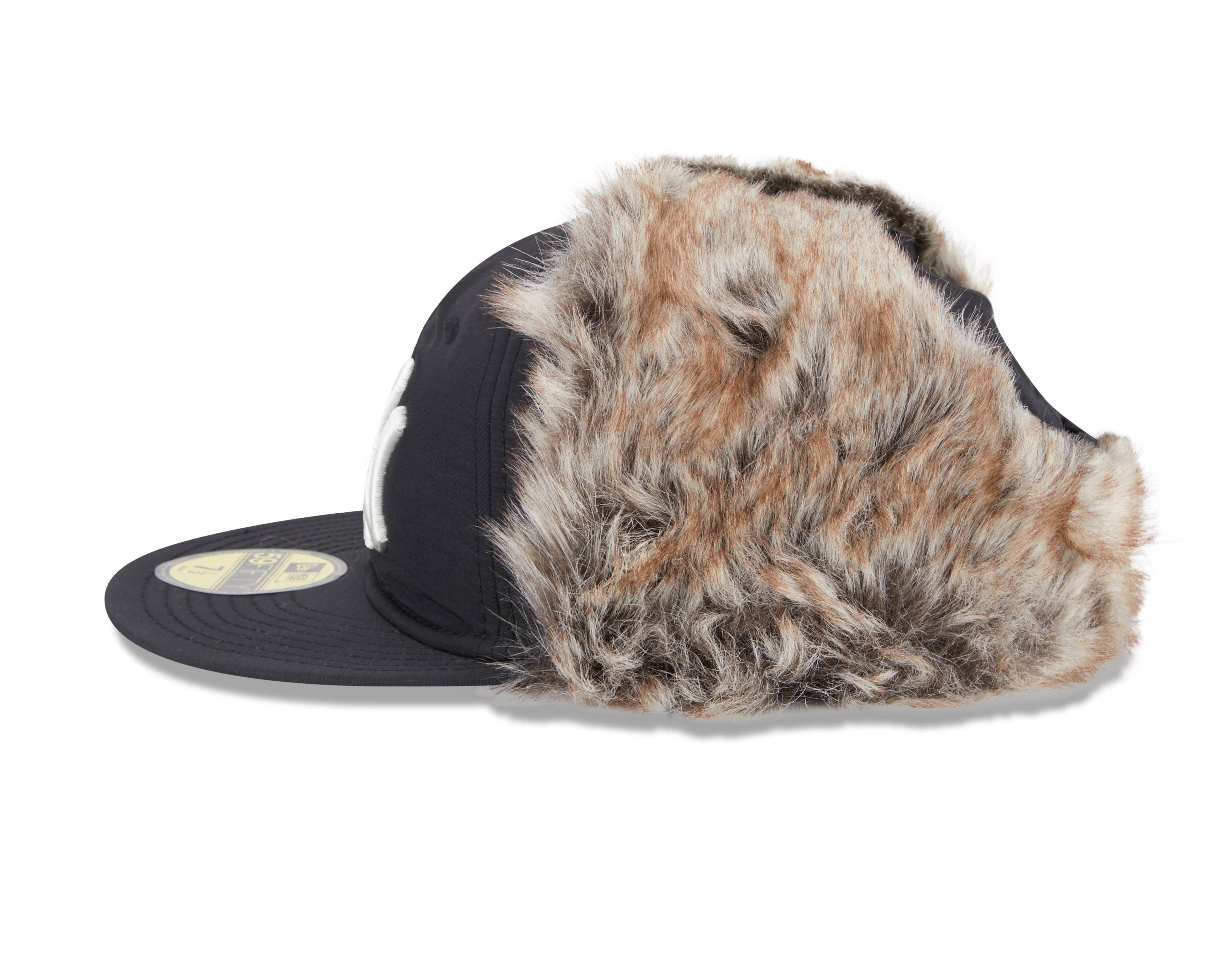 New Era - 59FIFTY Fitted Cap - WINTER DOGEAR - New York Yankees - Black - Headz Up 