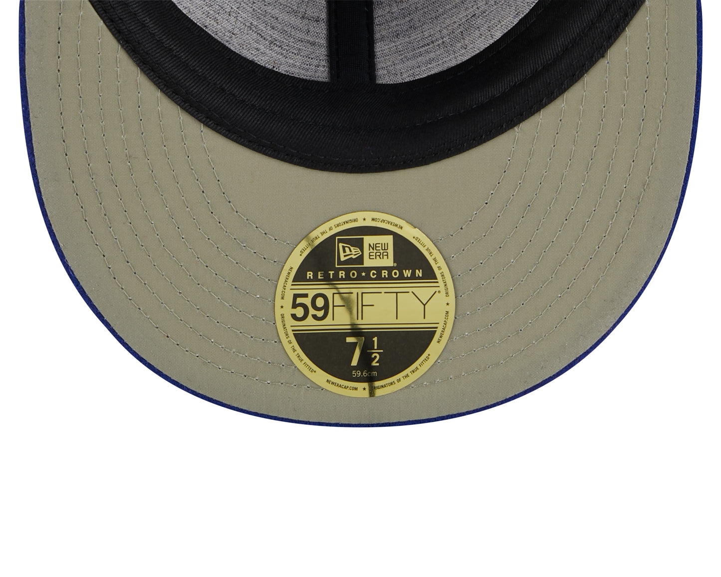 New Era - 59FIFTY  Retro Crown - WOOL - Los Angeles Dodgers - Dark Royal Blue