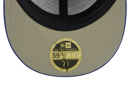 New Era - 59FIFTY  Retro Crown - WOOL - Los Angeles Dodgers - Dark Royal Blue