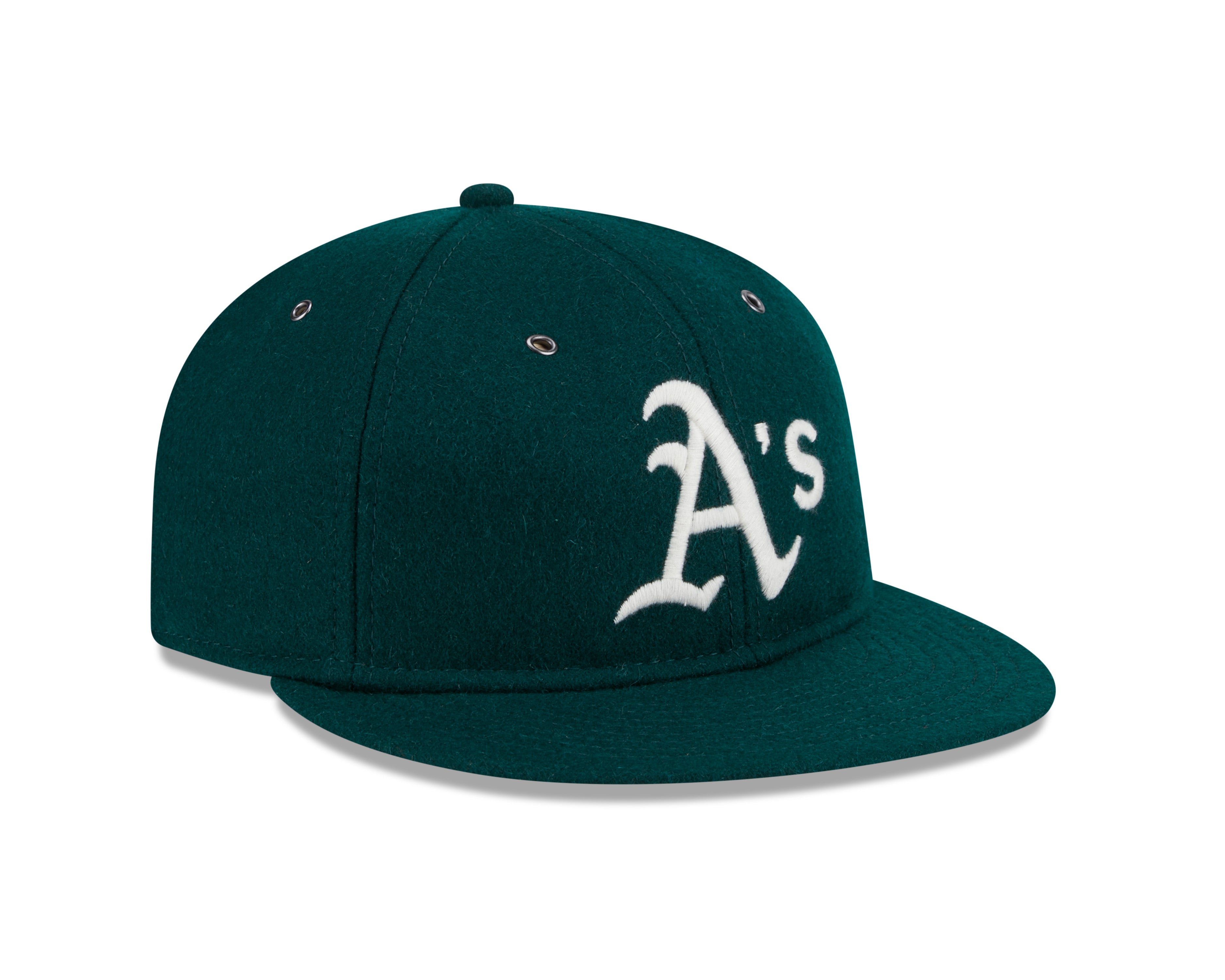 New Era - 59FIFTY  Retro Crown - WOOL - Oakland Athletics - Green - Headz Up 