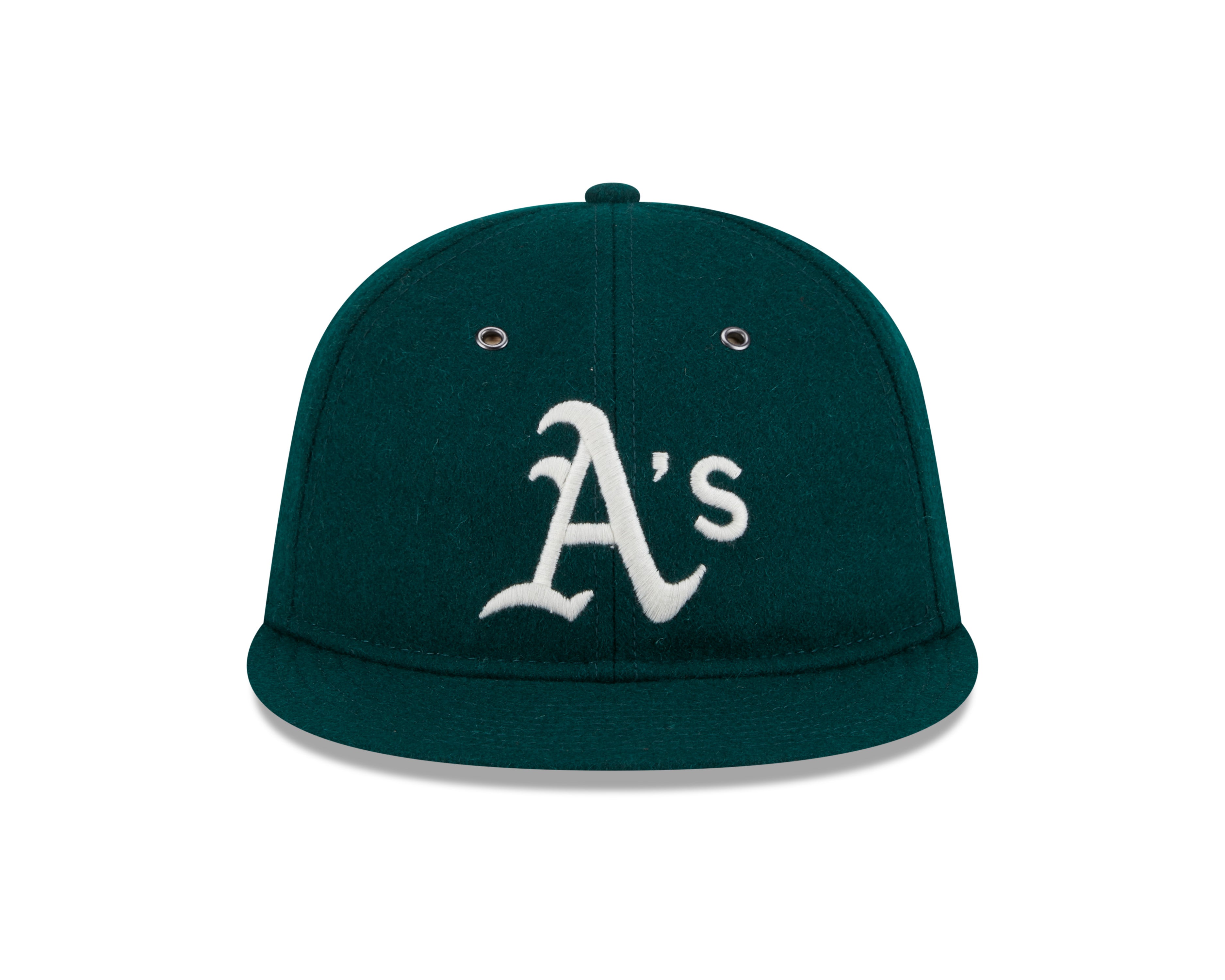 New Era - 59FIFTY  Retro Crown - WOOL - Oakland Athletics - Green - Headz Up 