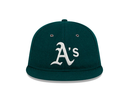 New Era - 59FIFTY  Retro Crown - WOOL - Oakland Athletics - Green