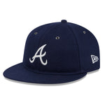 New Era - 59FIFTY  Retro Crown - WOOL - Atlanta Braves - Navy - Headz Up 