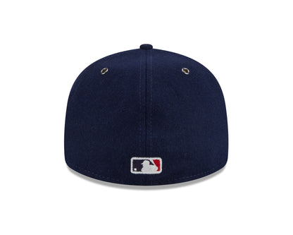 New Era - 59FIFTY  Retro Crown - WOOL - Atlanta Braves - Navy