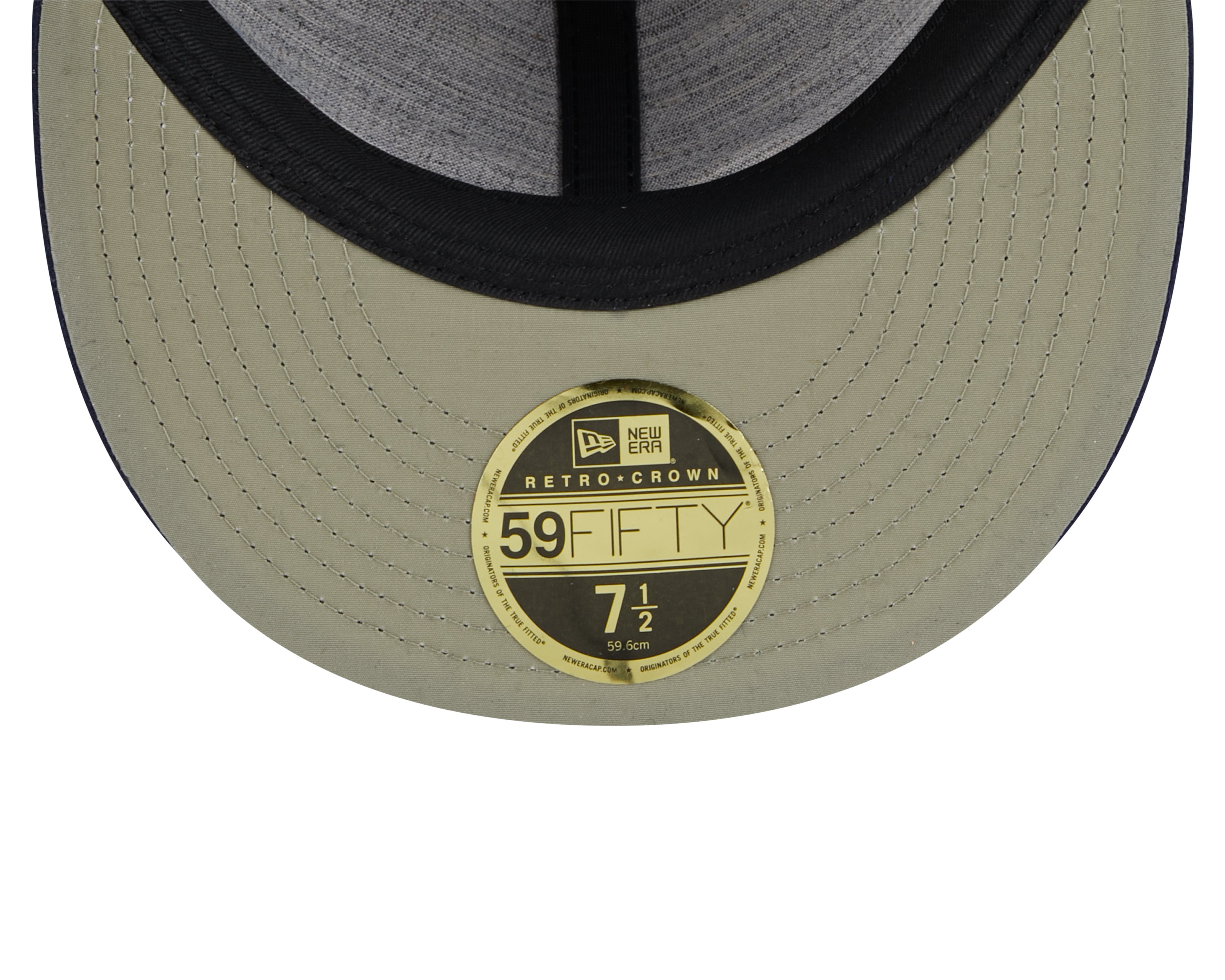 New Era - 59FIFTY  Retro Crown - WOOL - Atlanta Braves - Navy - Headz Up 