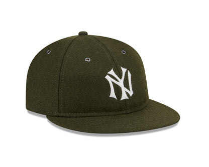 New Era - 59FIFTY  Retro Crown - WOOL - New York Yankees - Olive