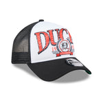 New Era - Anaheim Ducks - DISTRESSED Trucker Cap - White/Black - Headz Up 