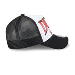 New Era - Anaheim Ducks - DISTRESSED Trucker Cap - White/Black - Headz Up 