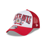 New Era - Chicago Blackhawks - DISTRESSED Trucker Cap - White/Red - Headz Up 