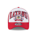 New Era - Chicago Blackhawks - DISTRESSED Trucker Cap - White/Red - Headz Up 