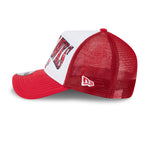 New Era - Chicago Blackhawks - DISTRESSED Trucker Cap - White/Red - Headz Up 