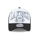 New Era - Los Angeles Kings - DISTRESSED Trucker Cap - White/Black - Headz Up 
