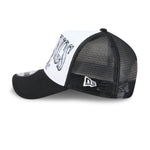 New Era - Los Angeles Kings - DISTRESSED Trucker Cap - White/Black - Headz Up 
