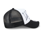 New Era - Los Angeles Kings - DISTRESSED Trucker Cap - White/Black - Headz Up 