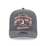 New Era - 9FORTY A-Frame Washed Cap - Anaheim Ducks - Black - Headz Up 