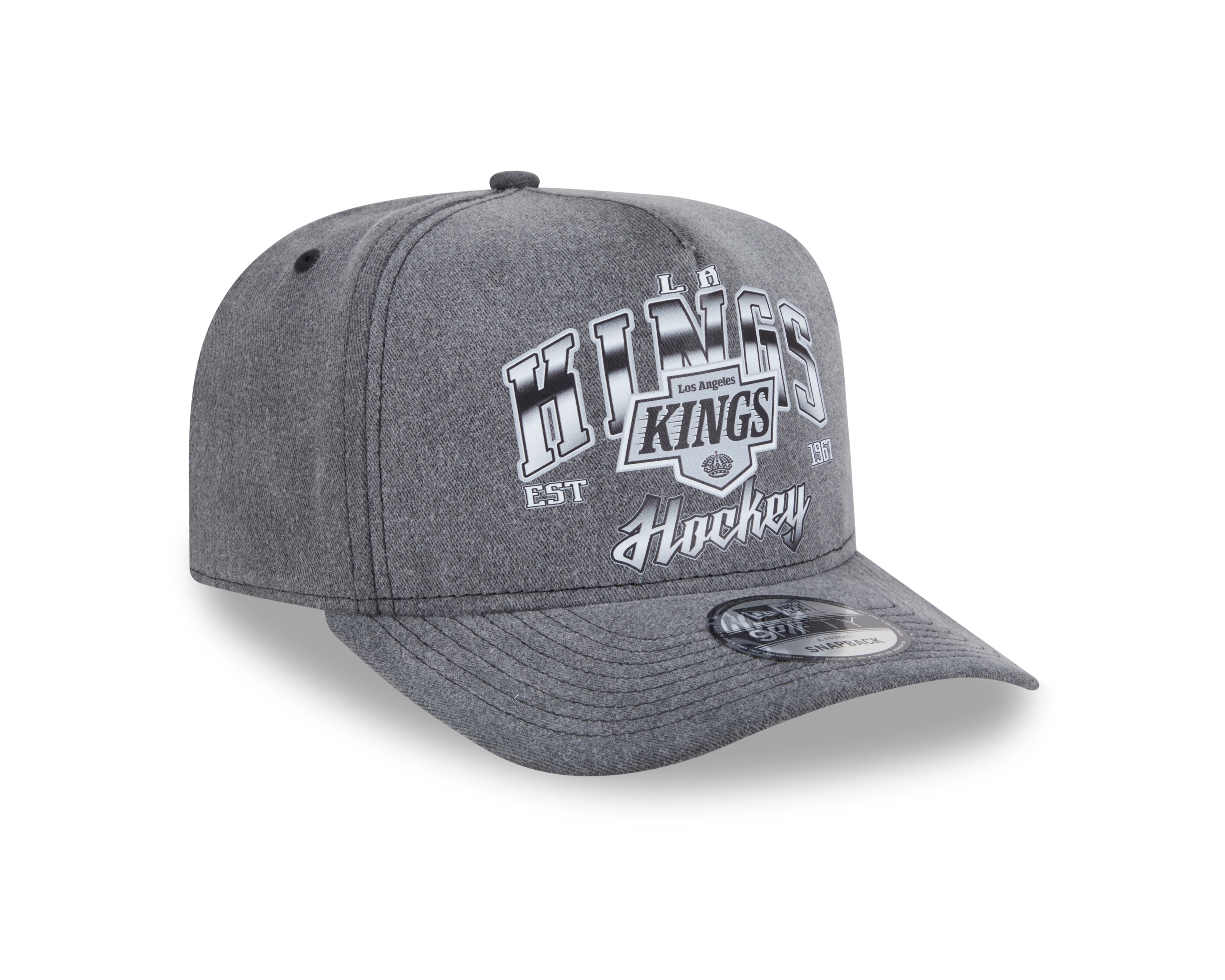New Era - 9FORTY A-Frame Washed Cap - Los Angeles Kings - Black - Headz Up 
