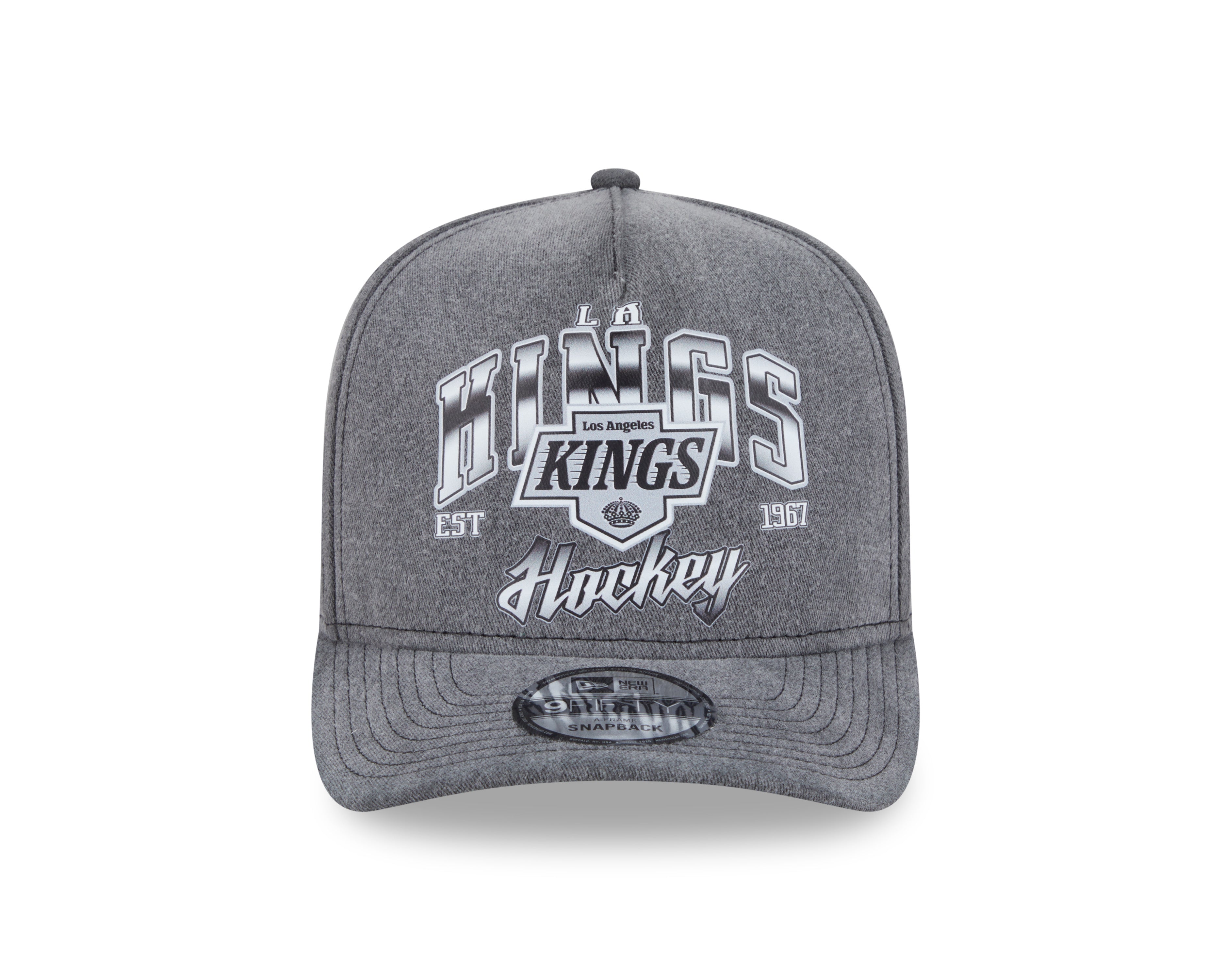 New Era - 9FORTY A-Frame Washed Cap - Los Angeles Kings - Black - Headz Up 