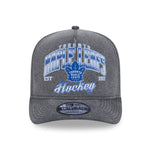 New Era - 9FORTY A-Frame Washed Cap - Toronto Maple Leafs - Black - Headz Up 