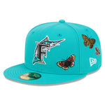 New Era 59FIFTY Fitted Cap - FELT - Florida Marlins - OTC - Headz Up 