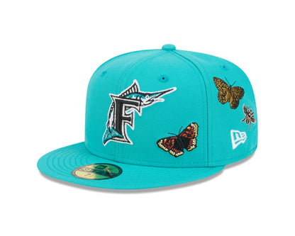 New Era 59FIFTY Fitted Cap - FELT - Florida Marlins - OTC