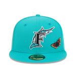 New Era 59FIFTY Fitted Cap - FELT - Florida Marlins - OTC - Headz Up 