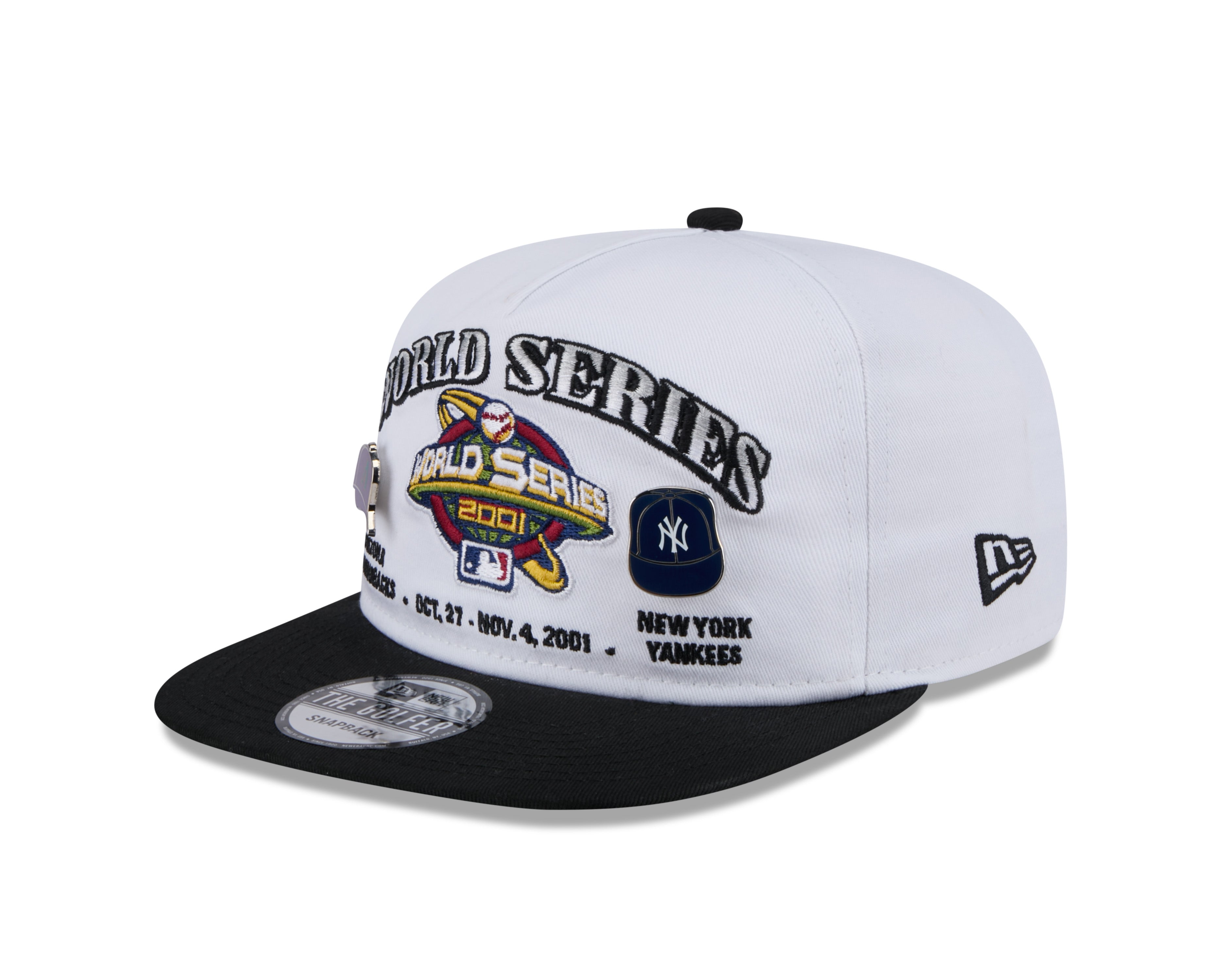 New Era - THE GOLFER Snapback - Arizona Diamondbacks VS New York Yankees - Champions Pin - White - Headz Up 