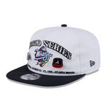 New Era - THE GOLFER Snapback - New York Yankees VS Atlanta Braves - Champions Pin - White - Headz Up 