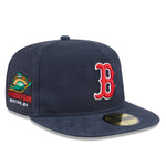 New Era - 59FIFTY Fitted A-Frame Cap - Championship Side Flag - Boston Red Sox - Navy - Headz Up 