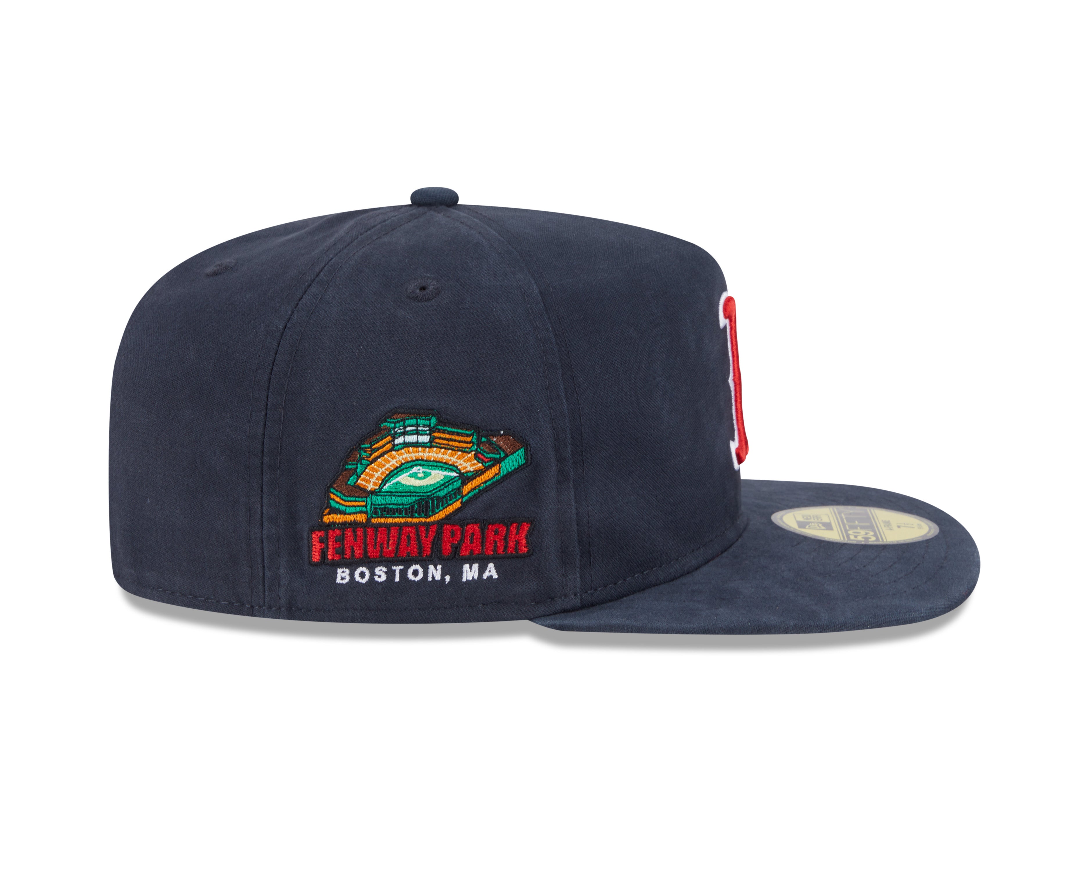 New Era - 59FIFTY Fitted A-Frame Cap - Championship Side Flag - Boston Red Sox - Navy - Headz Up 