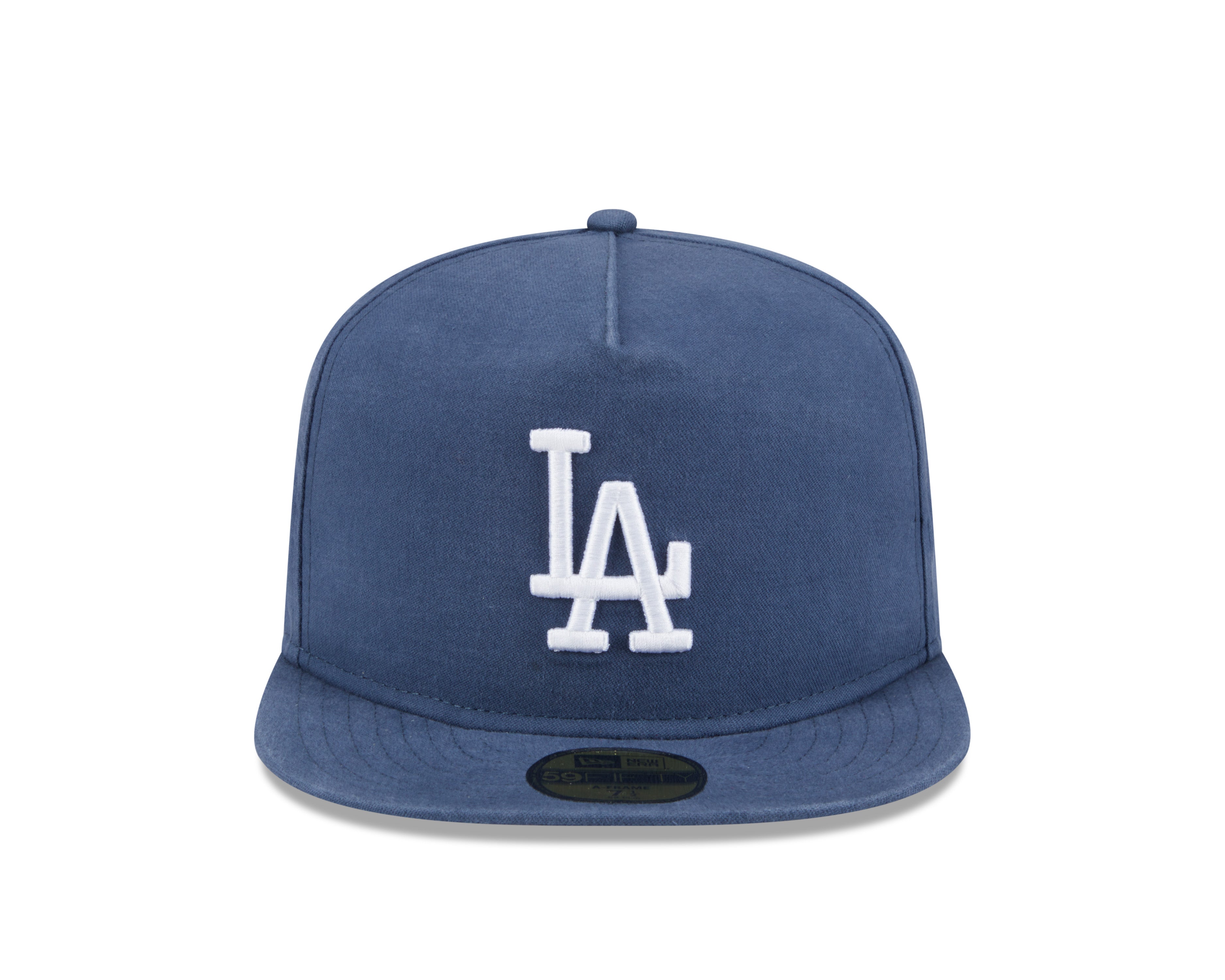 New Era - 59FIFTY Fitted A-Frame Cap - Championship Side Flag - Los Angeles Dodgers - Blue - Headz Up 