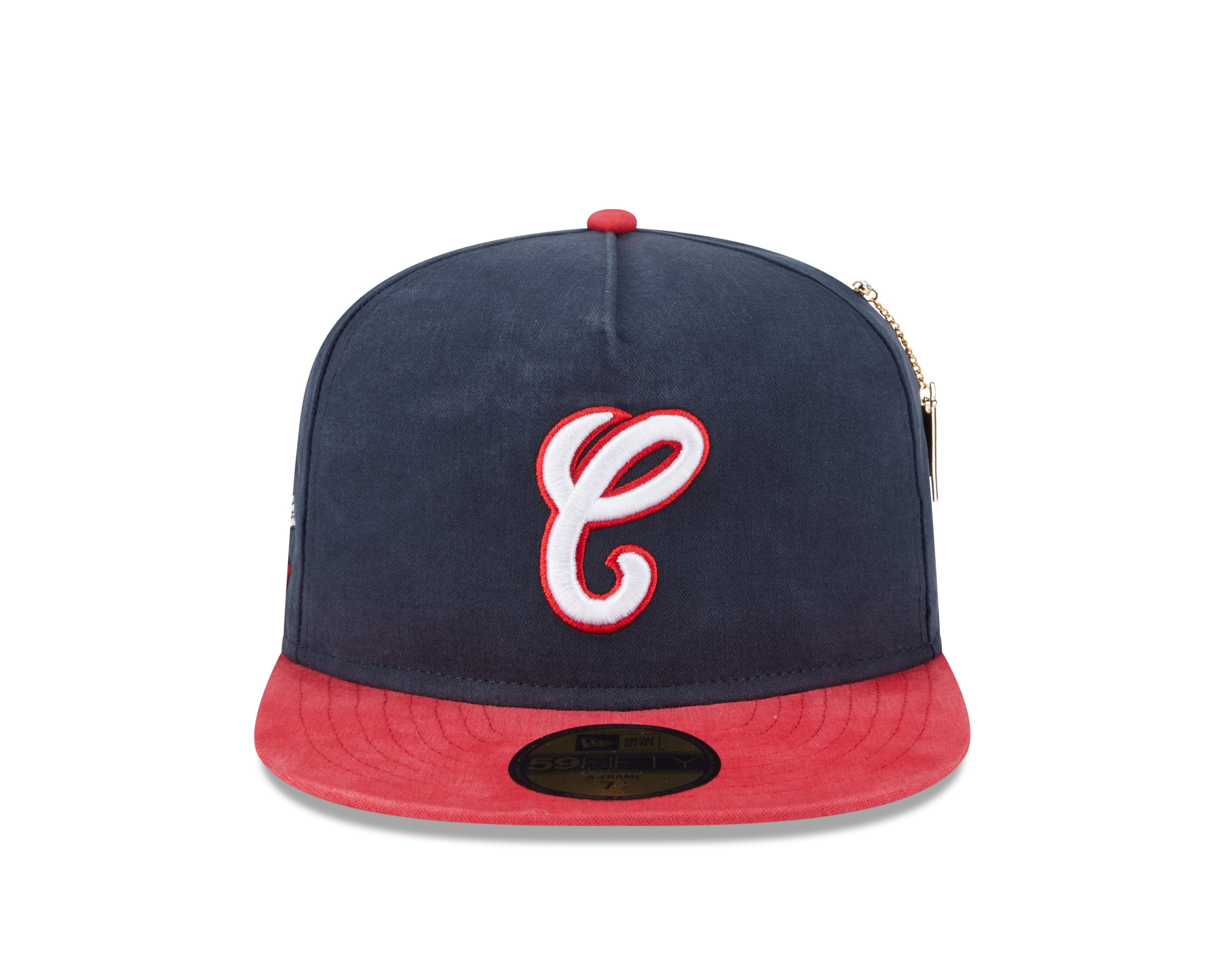 New Era - 59FIFTY Fitted A-Frame Cap - Championship Side Flag - Chicago White Sox - Navy - Headz Up 