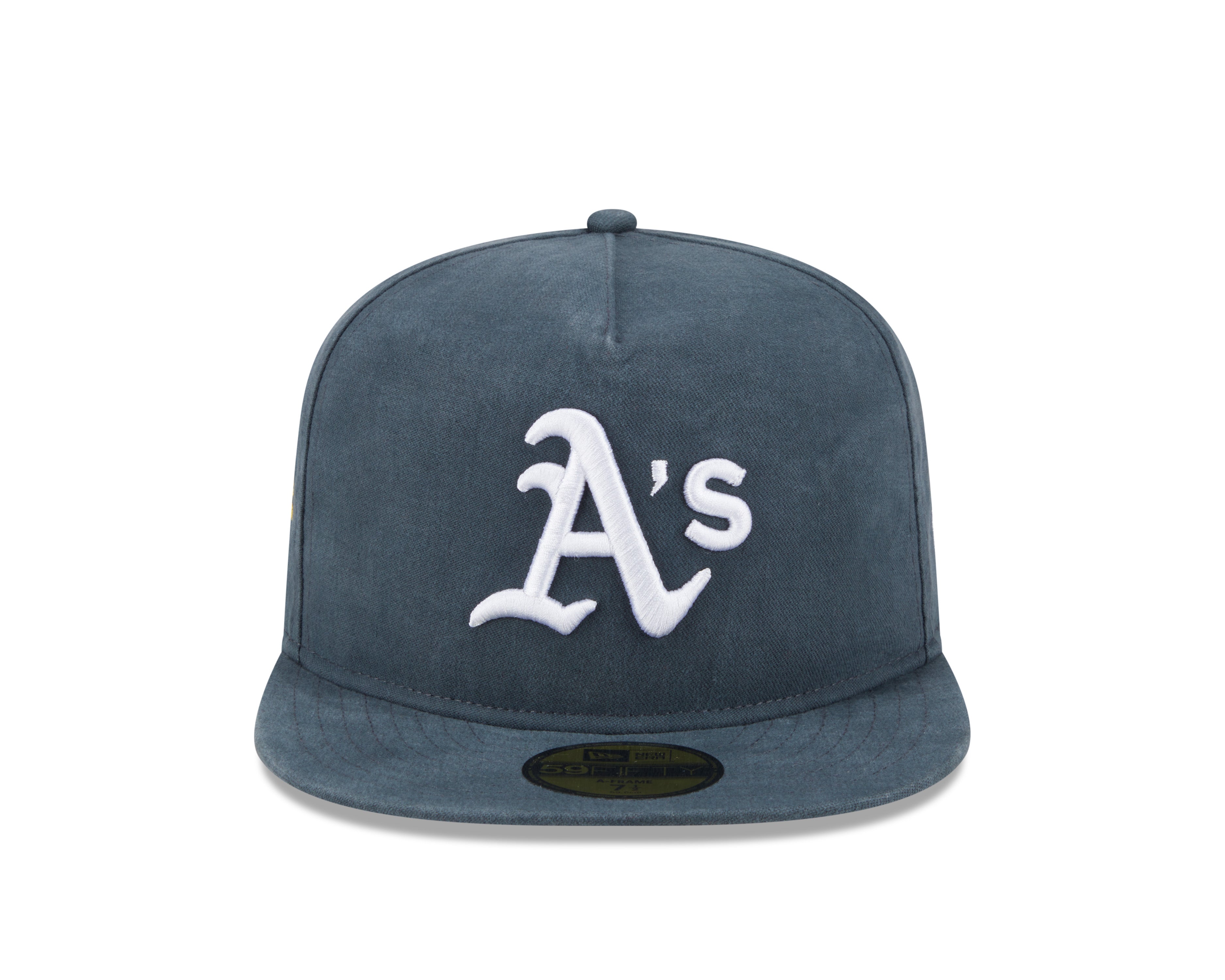 New Era - 59FIFTY Fitted A-Frame Cap - Championship Side Flag - Oakland Athletics - Green - Headz Up 