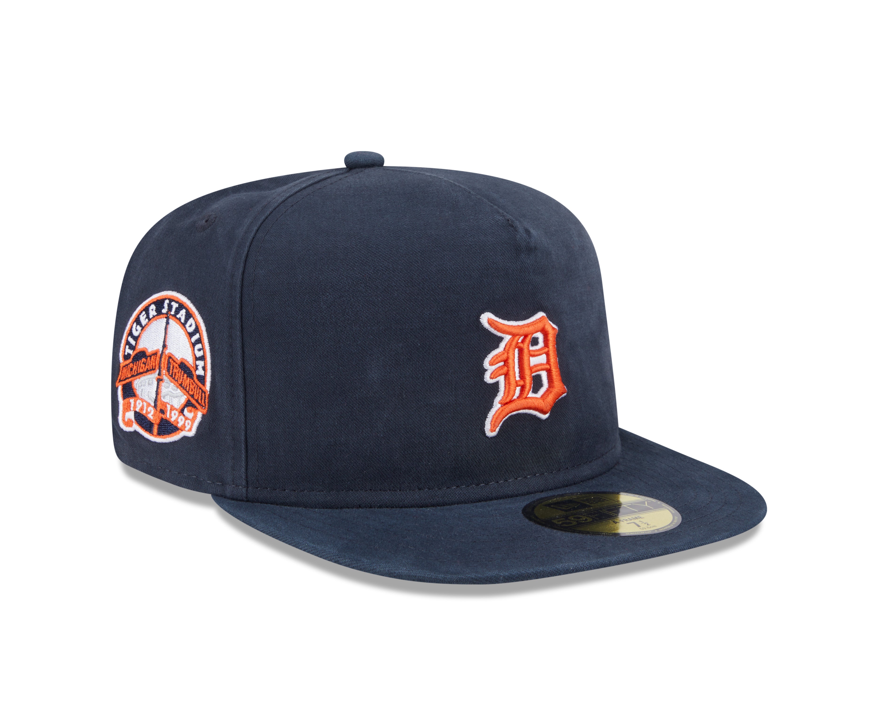 New Era - 59FIFTY Fitted A-Frame Cap - Championship Side Flag - Detroit Tigers - Navy - Headz Up 