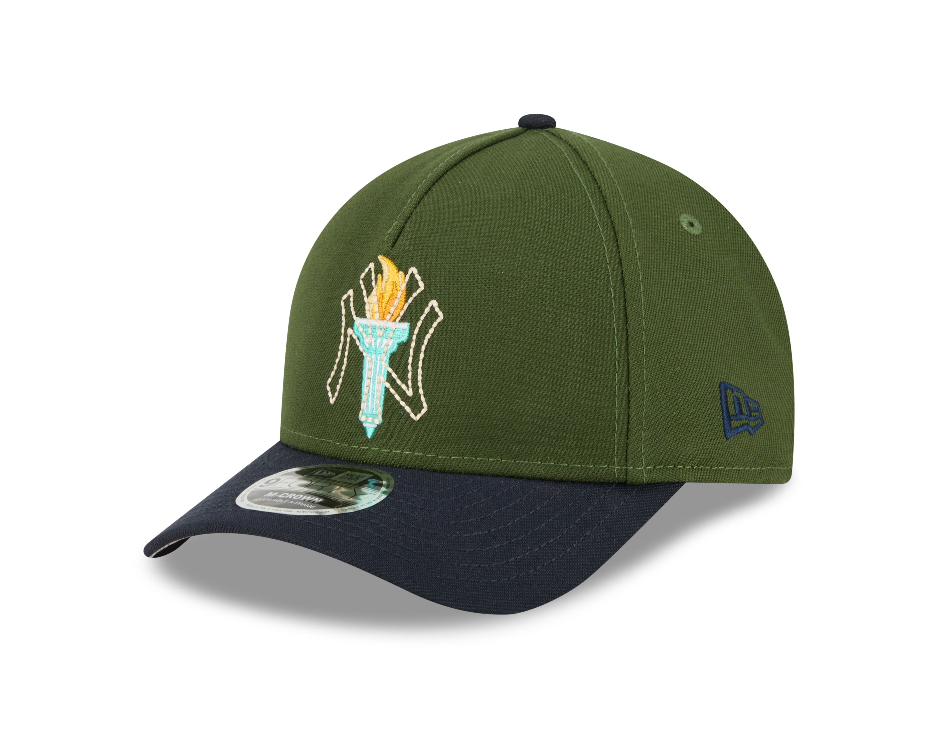 New Era - New York Yankees - 9forty M-Crown - A-Frame Cap - City Feature - Olive - Headz Up 