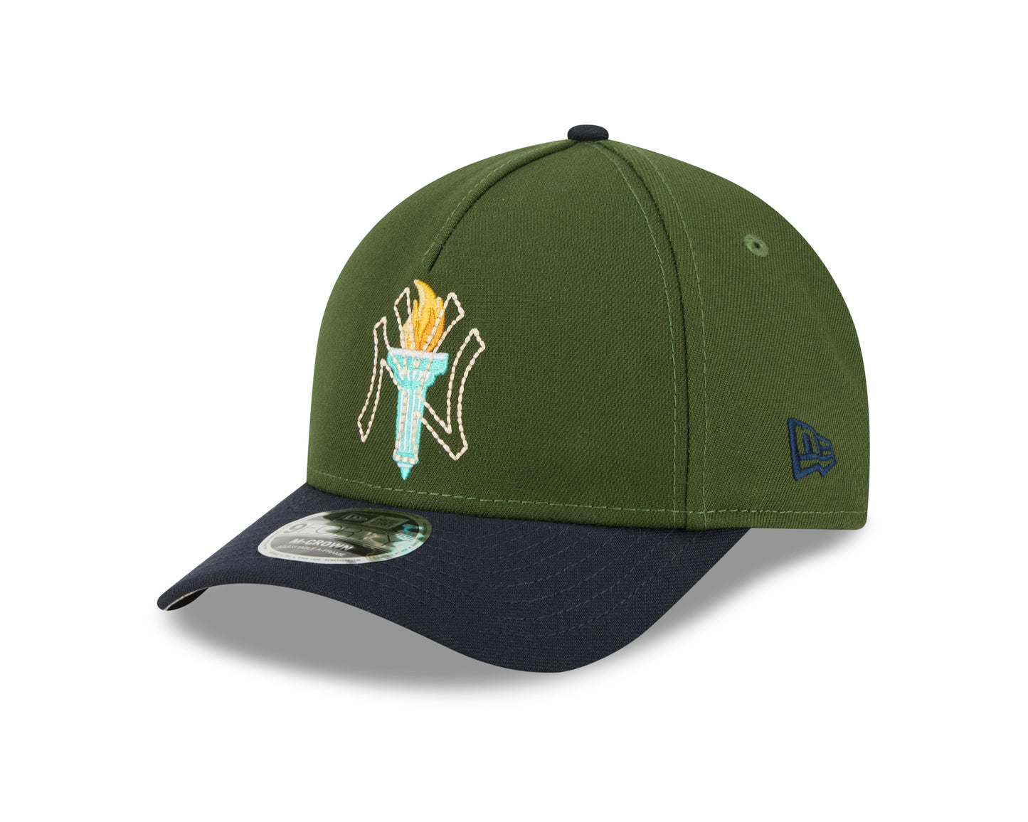 New Era - New York Yankees - 9forty M-Crown - A-Frame Cap - City Feature - Olive - Headz Up 