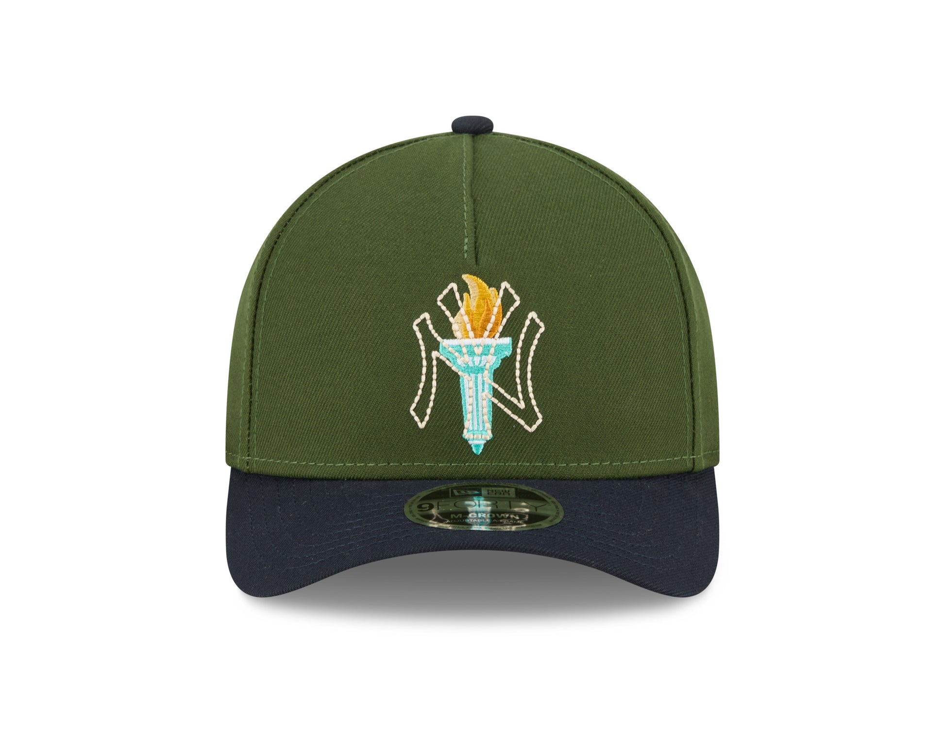 New Era - New York Yankees - 9forty M-Crown - A-Frame Cap - City Feature - Olive - Headz Up 