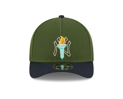 New Era - New York Yankees - 9forty M-Crown - A-Frame Cap - City Feature - Olive - Headz Up 