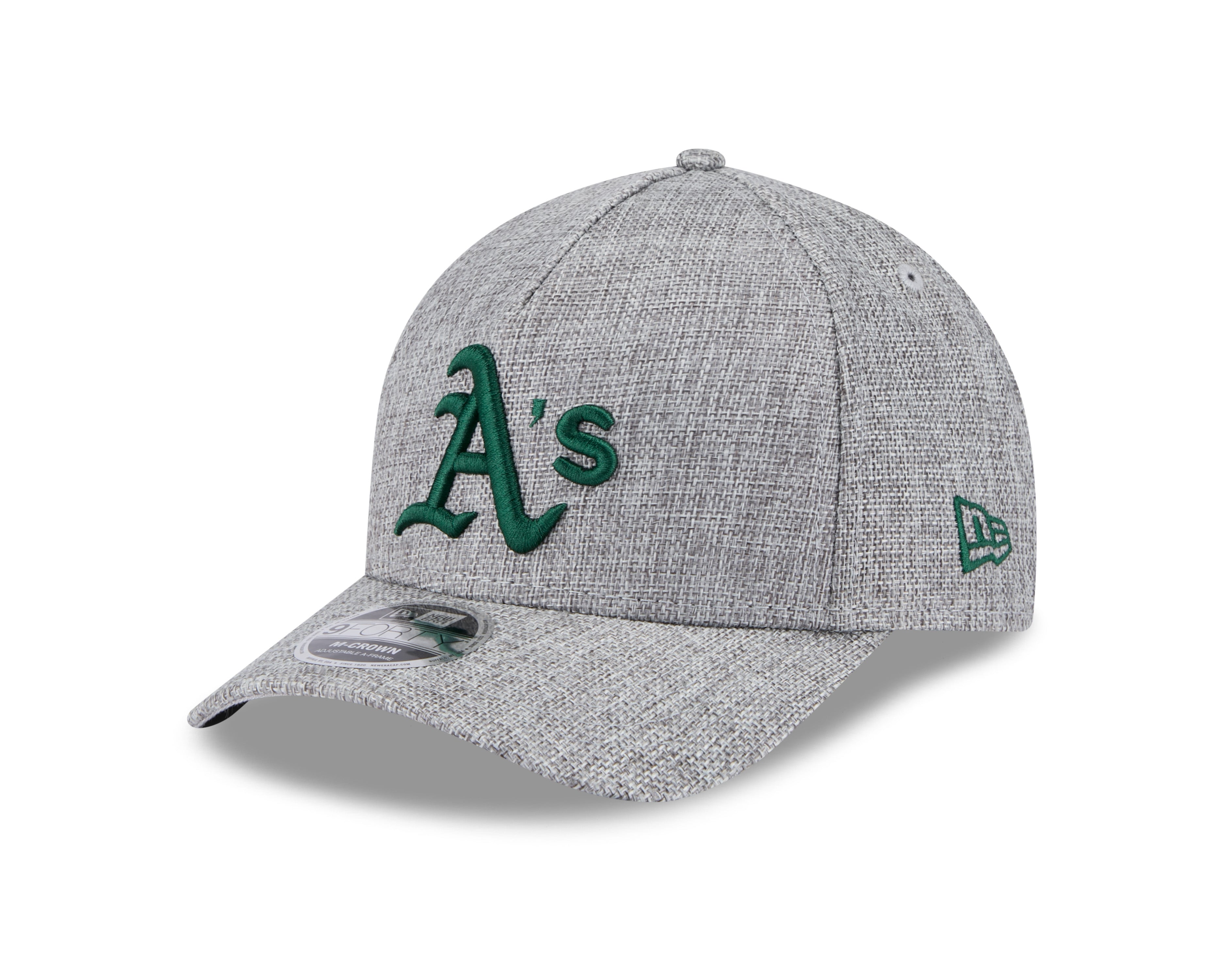 New Era - Oakland Athletics - 9forty M-Crown - A-Frame Cap - Weave - Grey - Headz Up 