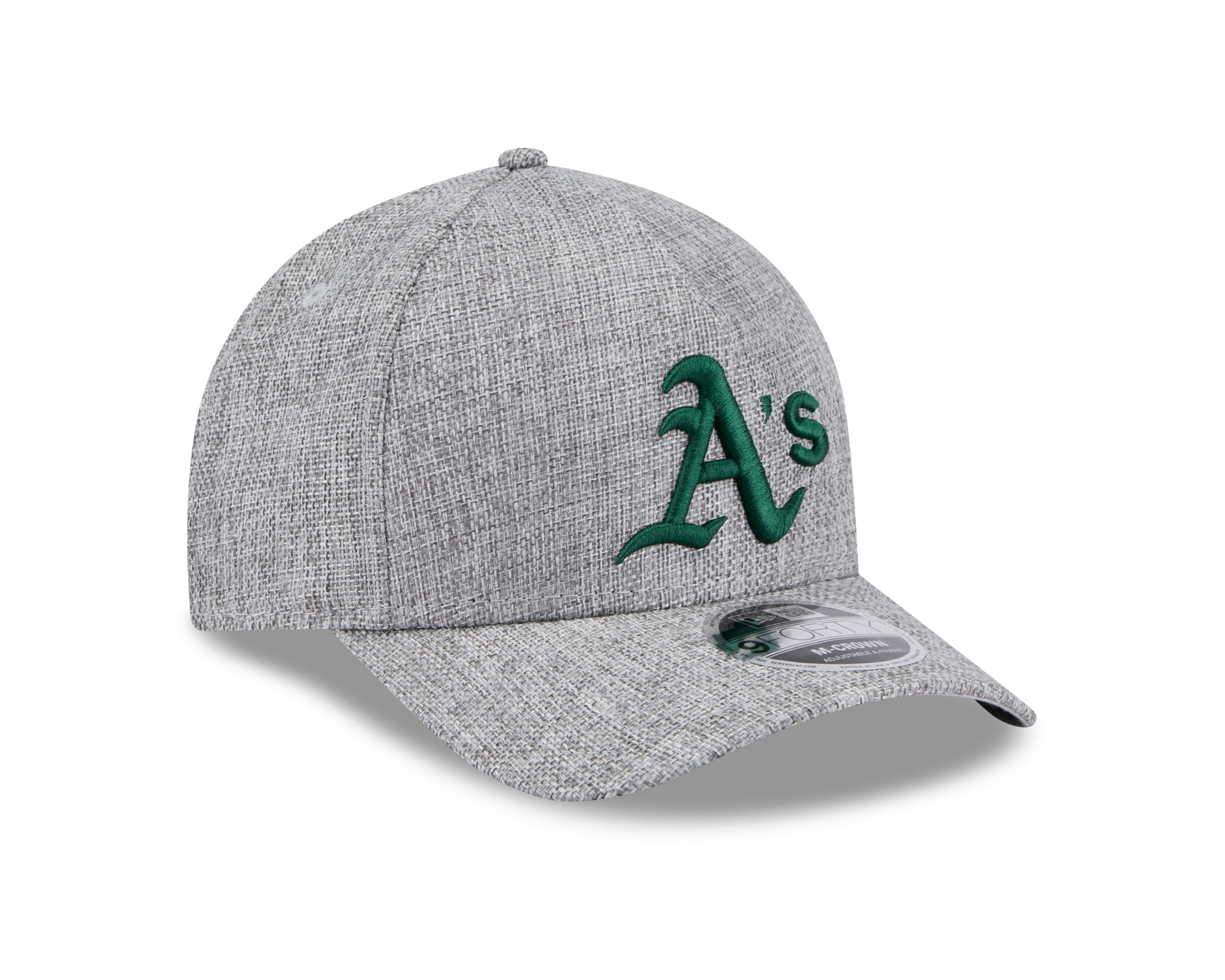 New Era - Oakland Athletics - 9forty M-Crown - A-Frame Cap - Weave - Grey - Headz Up 