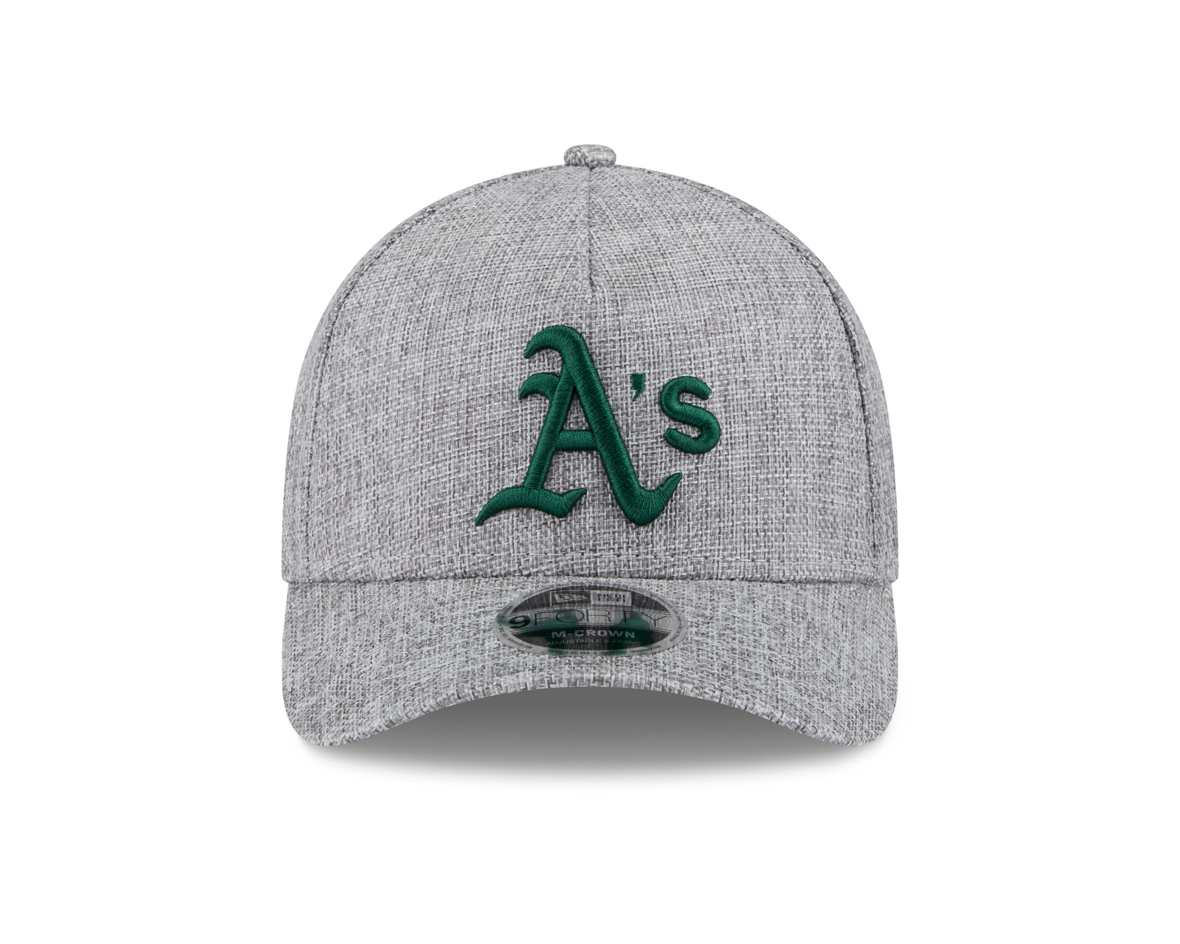 New Era - Oakland Athletics - 9forty M-Crown - A-Frame Cap - Weave - Grey - Headz Up 