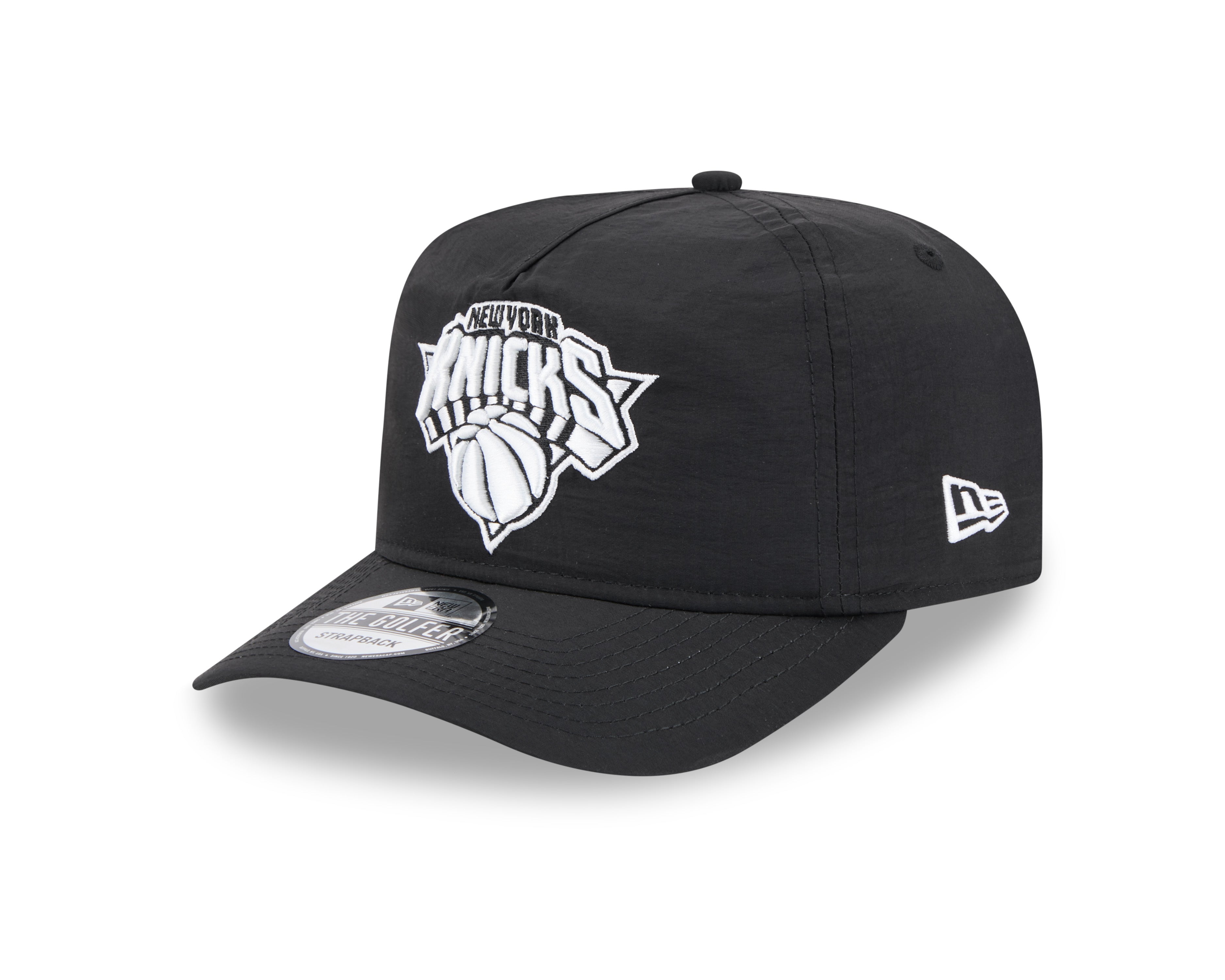 New Era - New York Knicks - THE GOLFER Strapback - Everyday Nylon - Black - Headz Up 