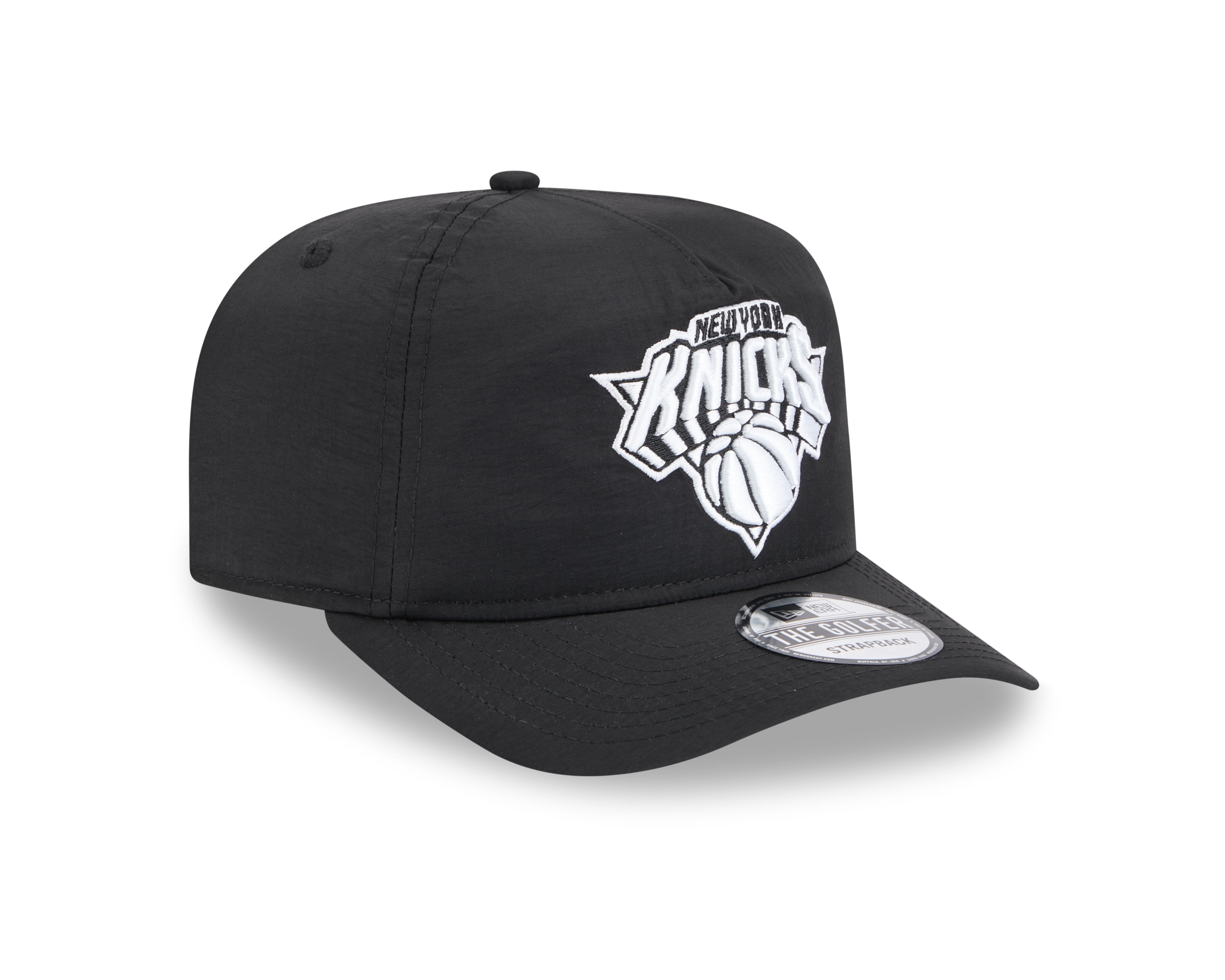 New Era - New York Knicks - THE GOLFER Strapback - Everyday Nylon - Black - Headz Up 