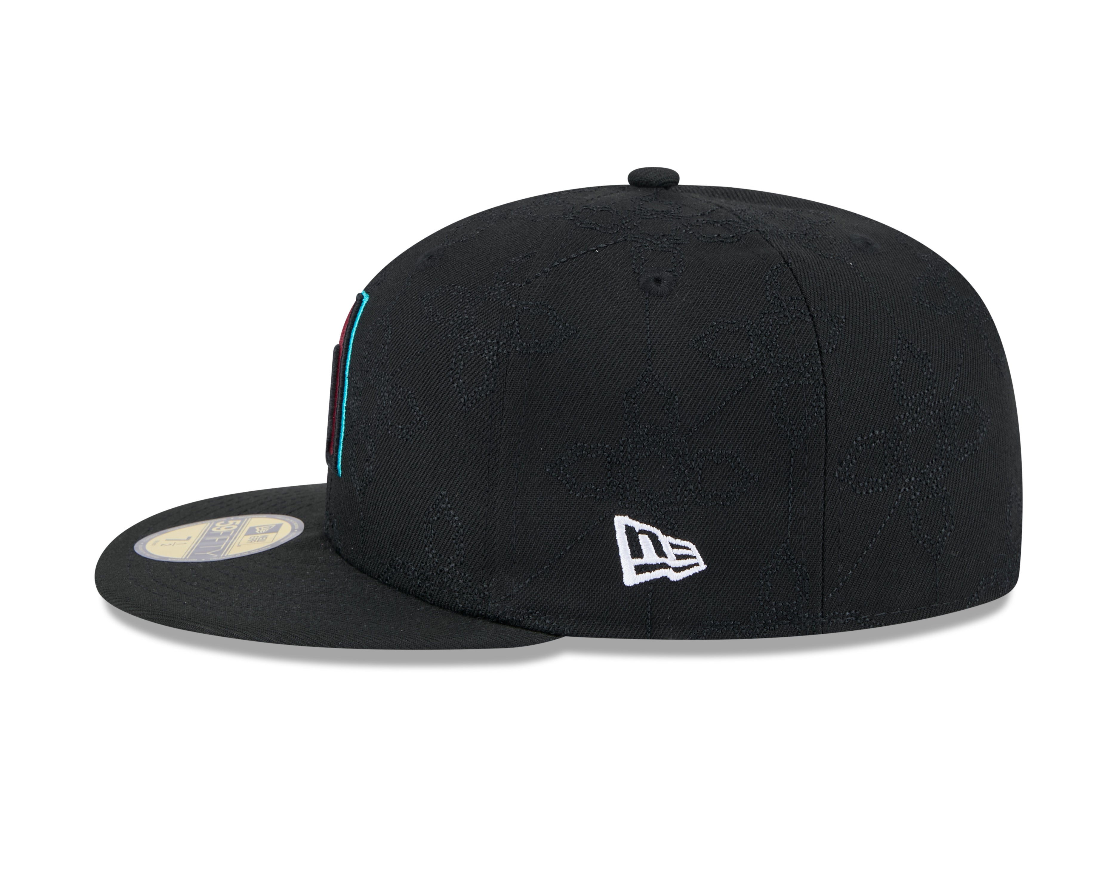 New Era - 59FIFTY Fitted Cap - OTC Pattern - Arizona Diamondback - Black - Headz Up 