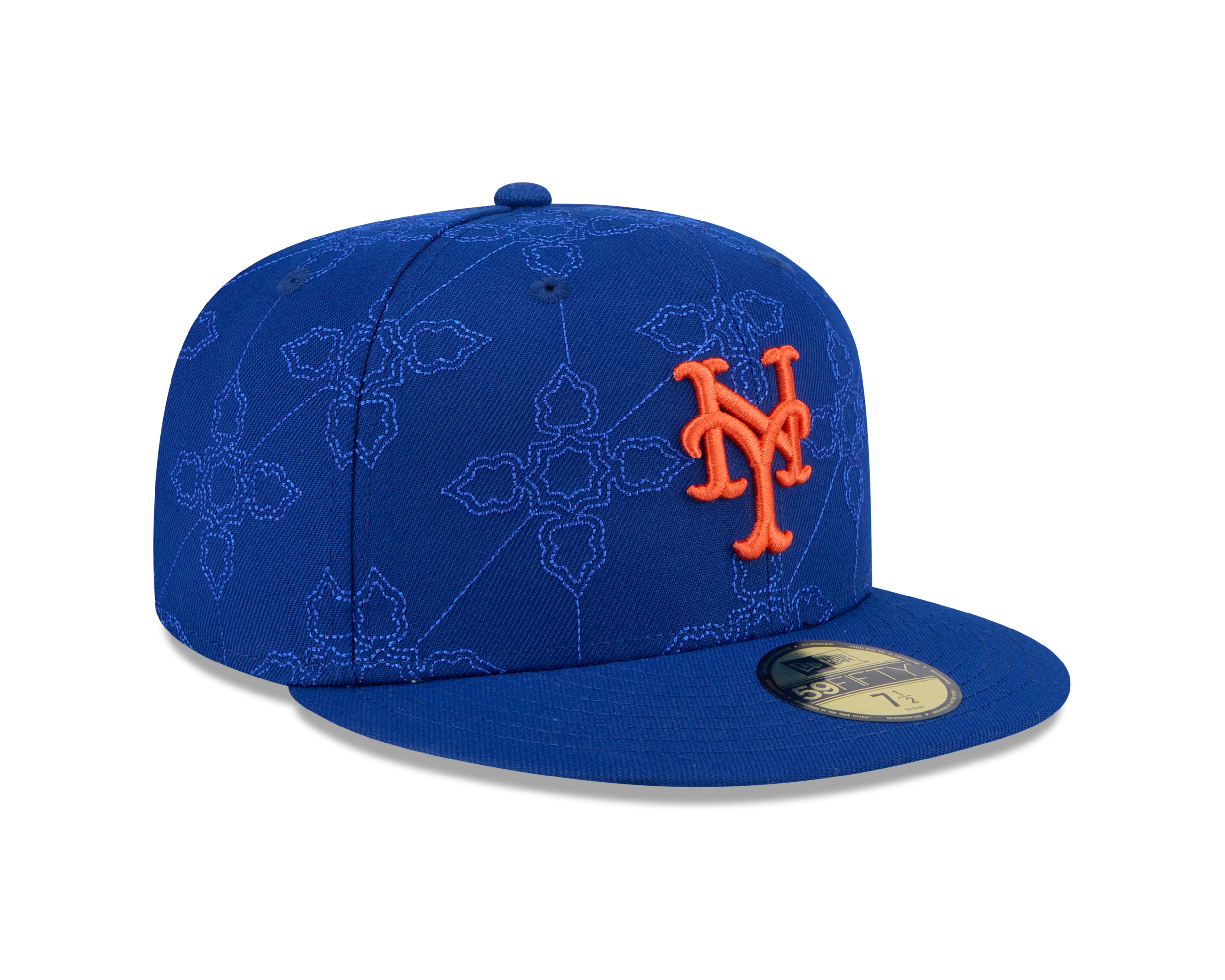 New Era - 59FIFTY Fitted Cap - OTC Pattern - New York Mets - Blue - Headz Up 