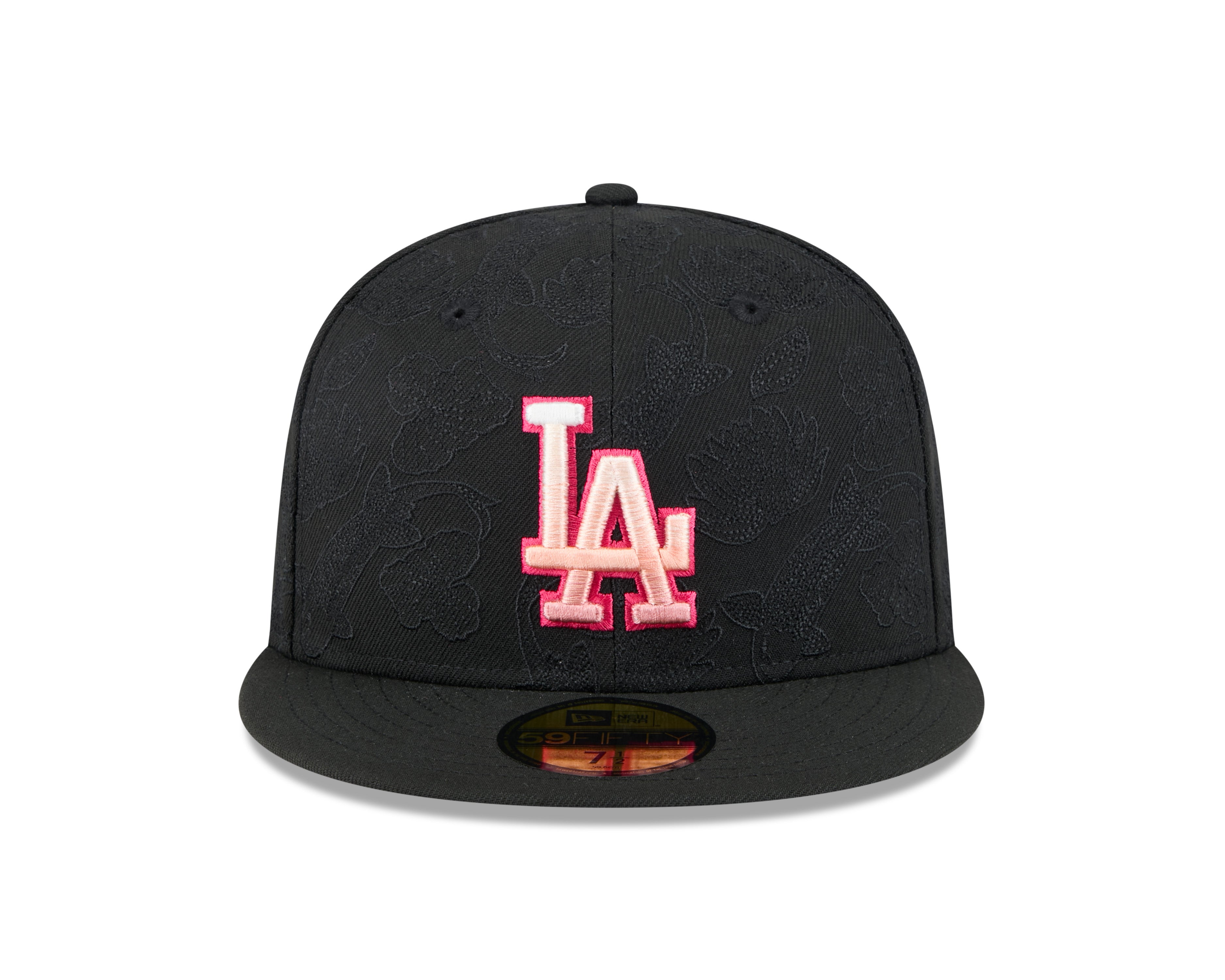 New Era - 59FIFTY Fitted Cap - TONAL KOI - Los Angeles Dodgers - Black/Pink UV - Headz Up 