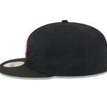 New Era - 59FIFTY Fitted Cap - TONAL KOI - Los Angeles Dodgers - Black/Pink UV - Headz Up 