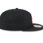 New Era - 59FIFTY Fitted Cap - TONAL KOI - Los Angeles Dodgers - Black/Pink UV - Headz Up 