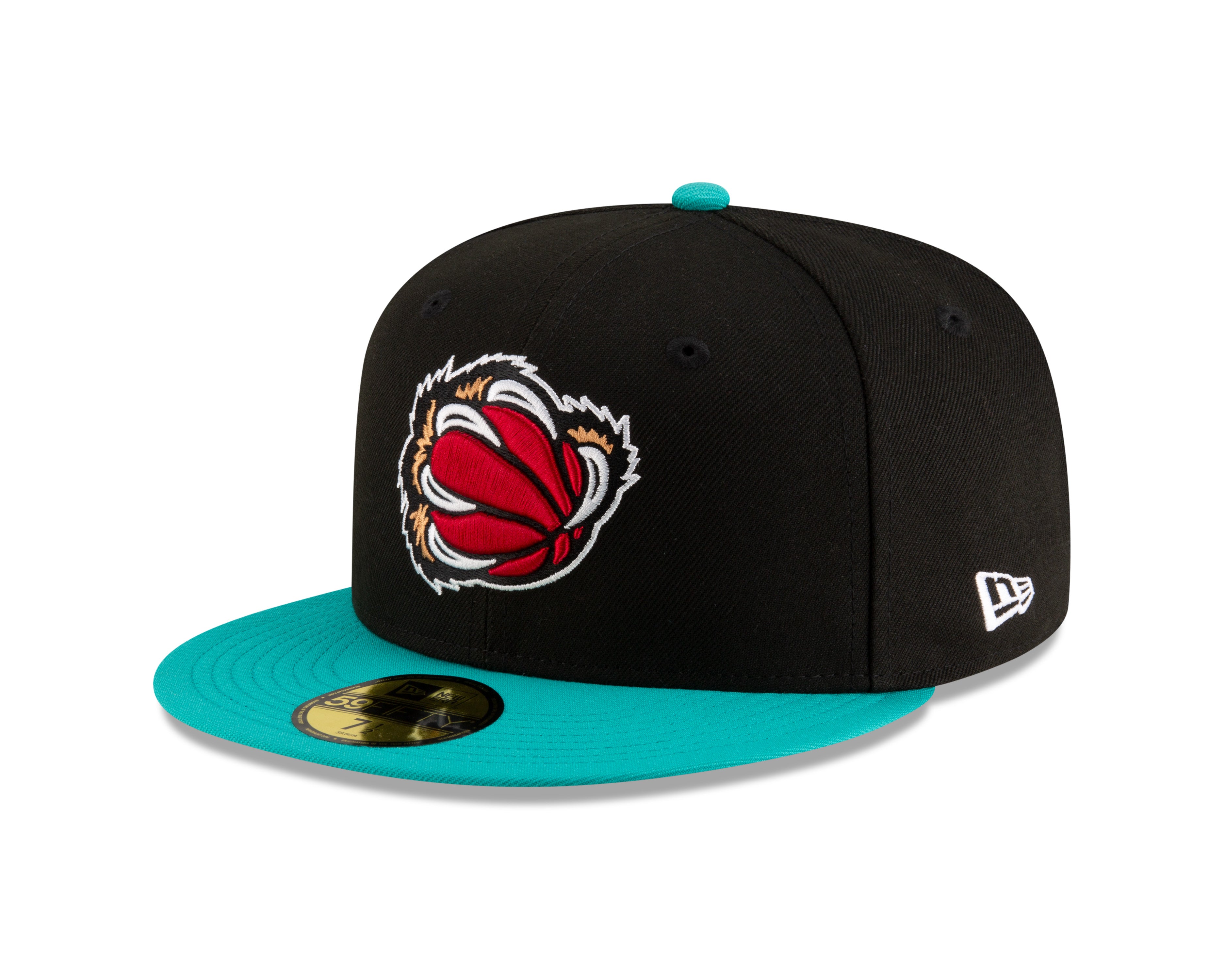 New Era - NBA Classics - 59FIFTY Fitted - PAW - Memphis Grizzlies - Black/Teal - Headz Up 